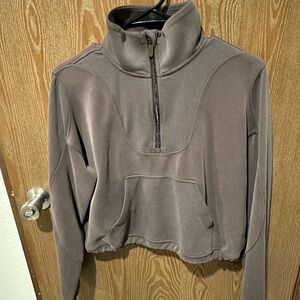 Lululemon Brushed Softstreme Ribbed Half Zip size 6